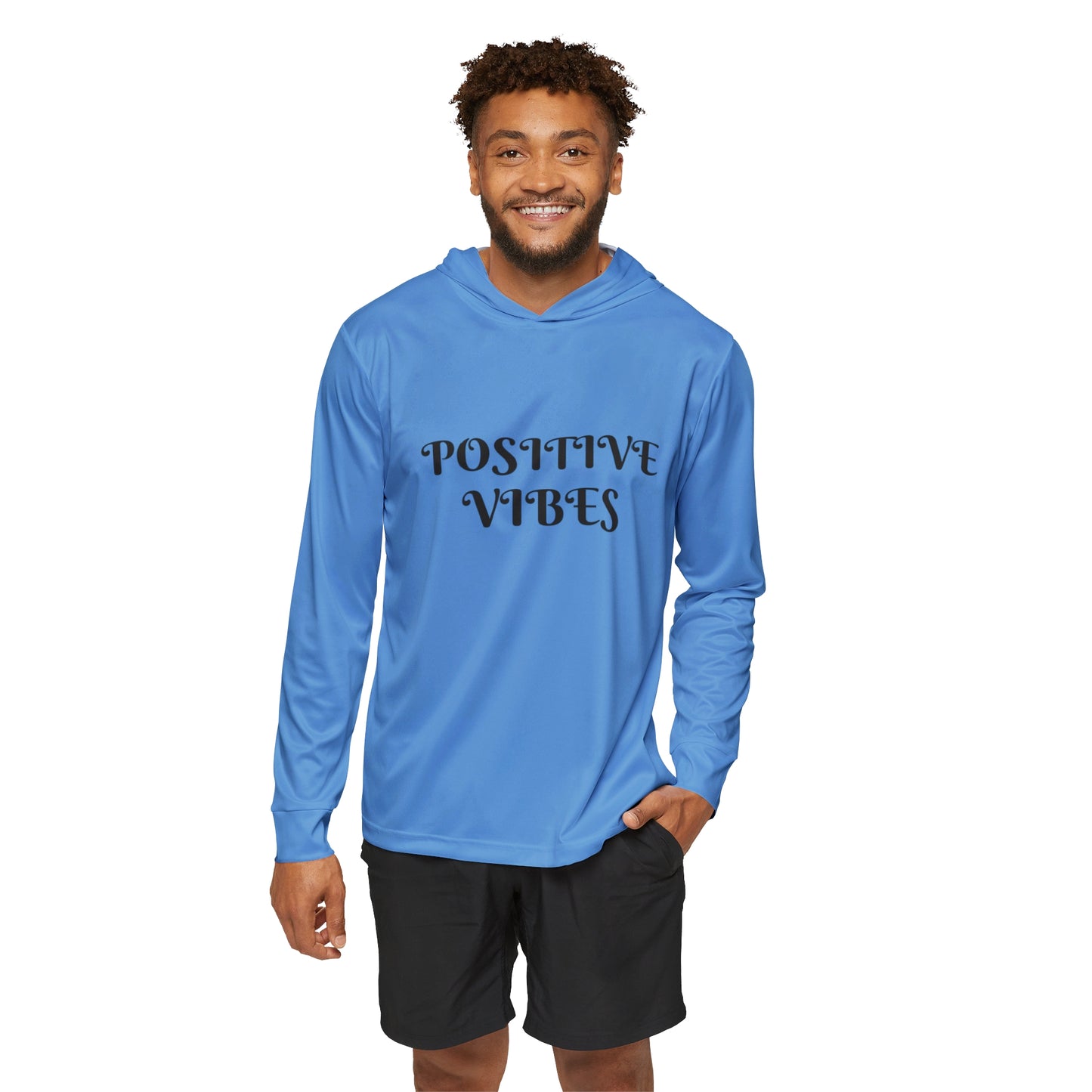 Men's Sports Warmup Hoodie - Blue