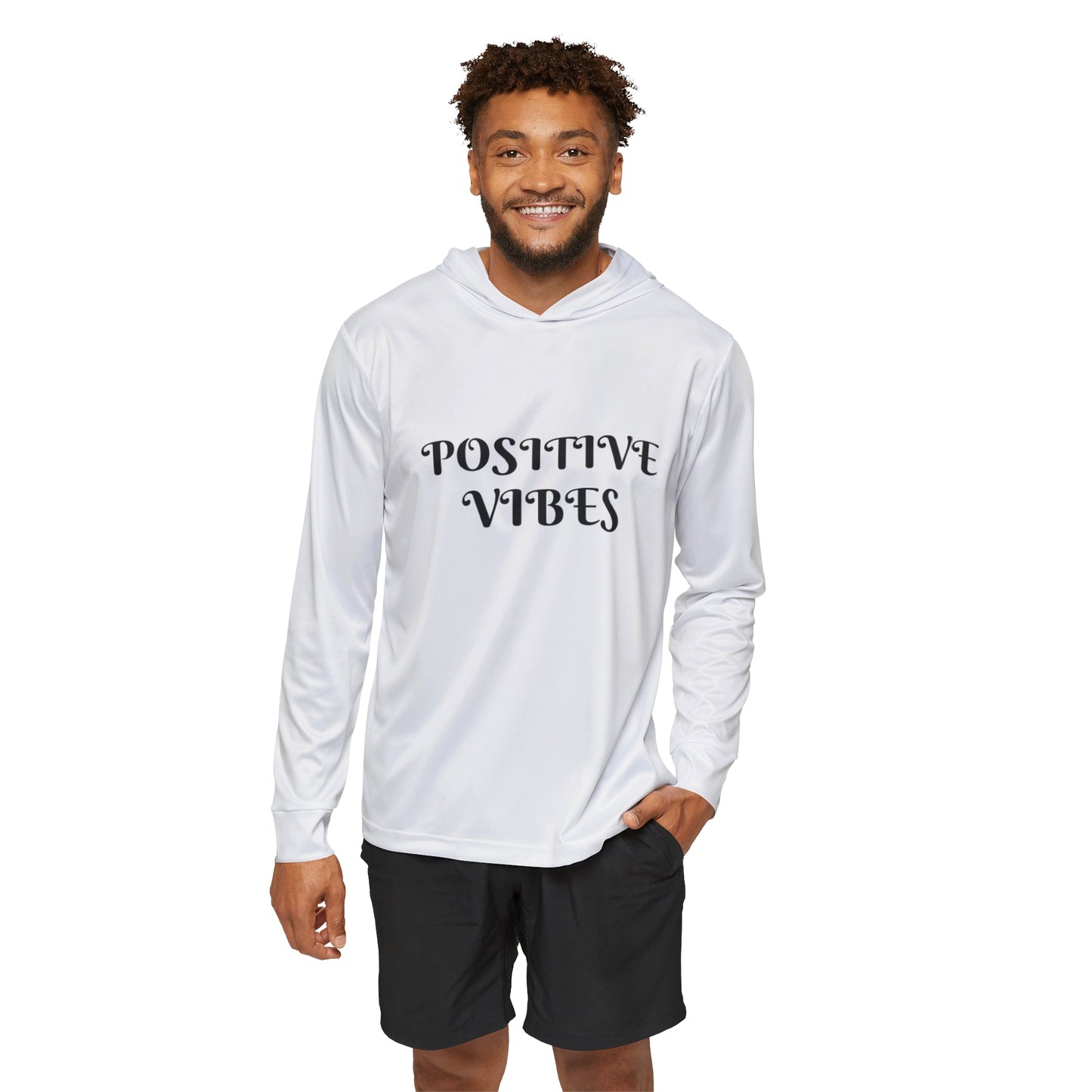 Men's Sports Warmup Hoodie - White