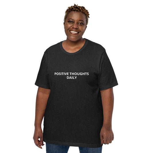 Unisex t-shirt-Positive thoughts